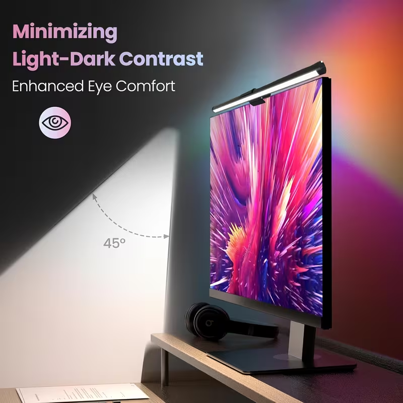 Led Gaming Light Strip - ไฟมอนิเตอร์แบบแท่ง LED สำหรับแขวนหน้าจอคอมพิวเตอร์ ไฟ RGB สร้างบรรยากาศ