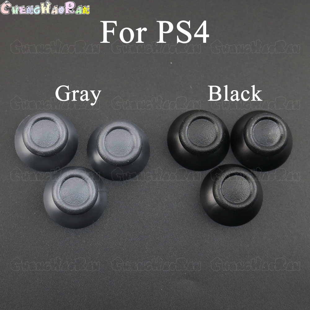 Gaming Console Tv Stick - 2 ชิ้น ฝาครอบอนาล็อกสีเทา 3D จอยสติ๊ก ปุ่มควบคุมรูปทรงเห็ด