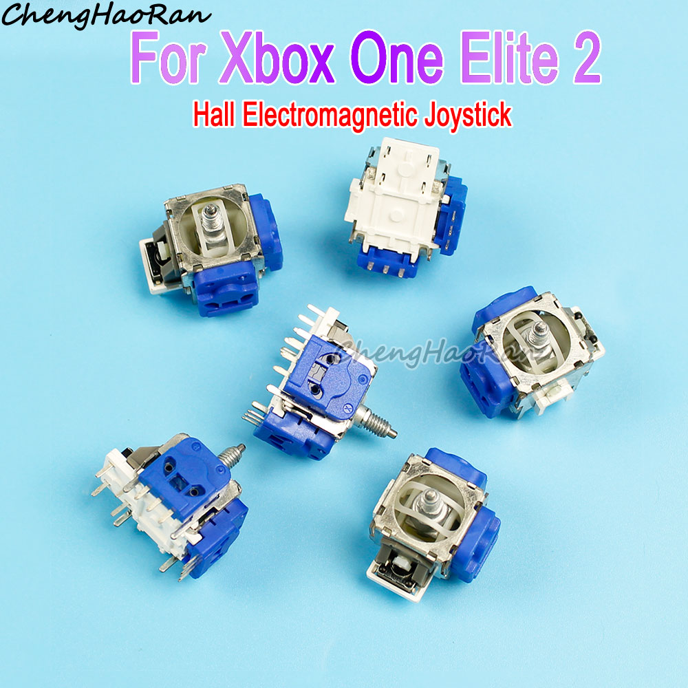 Microsoft Controller Elite Series 2 - 1ชิ้นสำหรับห้องโถง3D จอยสติ๊กแม่เหล็กไฟฟ้าสำหรับ Xbox One Elite 2คอนโทรลเลอร์ชิ้นส่วนอะไหล่โพเทนชิโอมิเตอร์เซ็นเซอร์ไม้ยืด