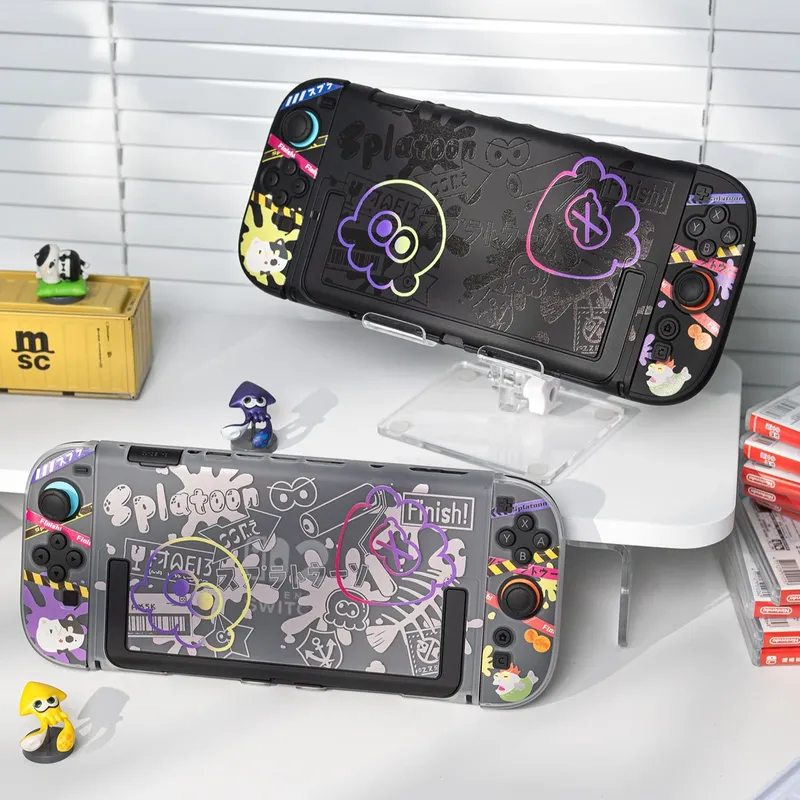 Gaming Console Controller - เคสป้องกันอะนิเมะสวิตช์สำหรับนินเทนโดสวิตช์ 2/โอเลด สปลิตคอนโทรลเลอร์เคสแข็ง ฝาครอบแท่นวางจอยคอนอุปกรณ์เสริมคอนโซลเกม