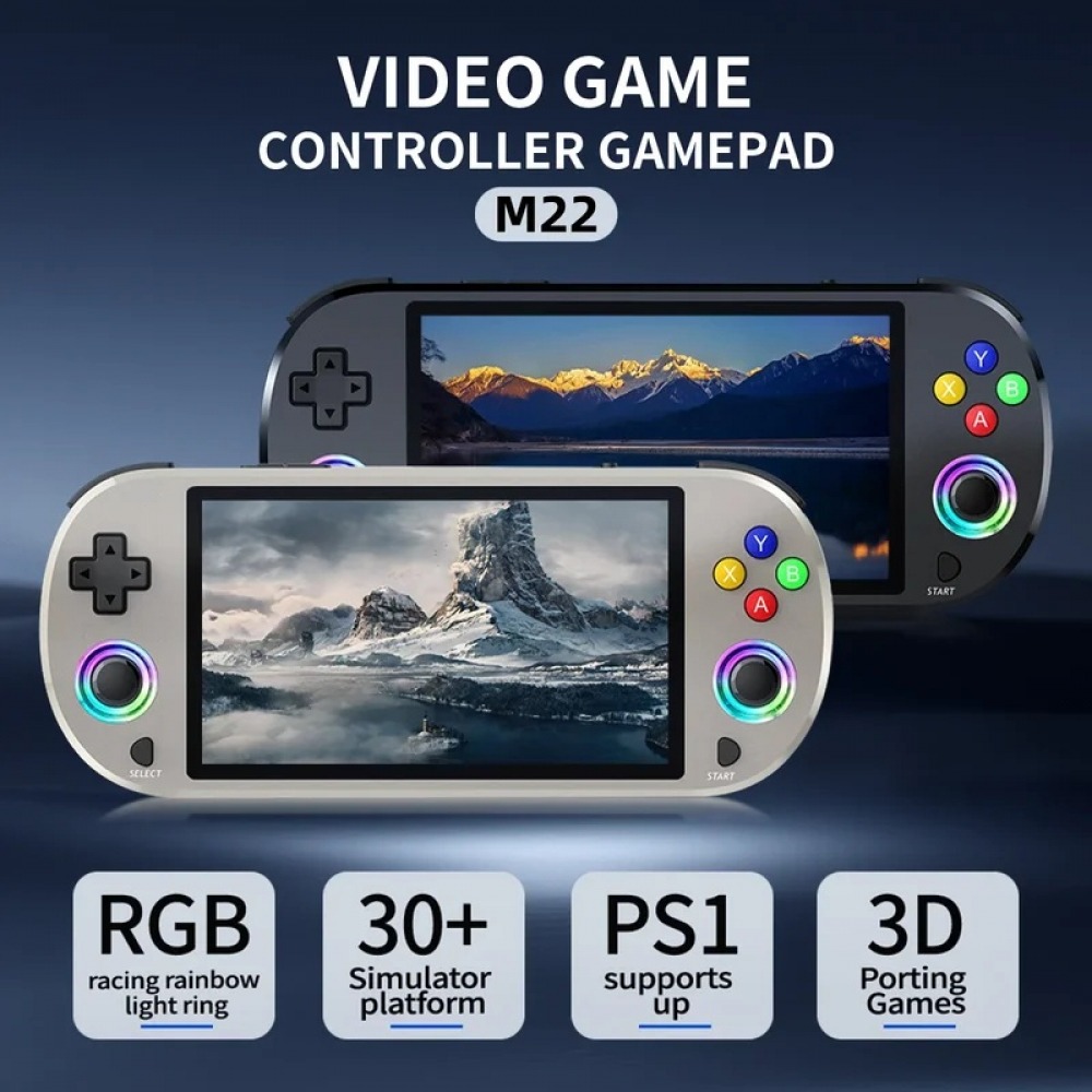 Q21 Gaming Console - เครื่องเล่นเกมพกพา M22 Pro Retro หน้าจอ 5.0
