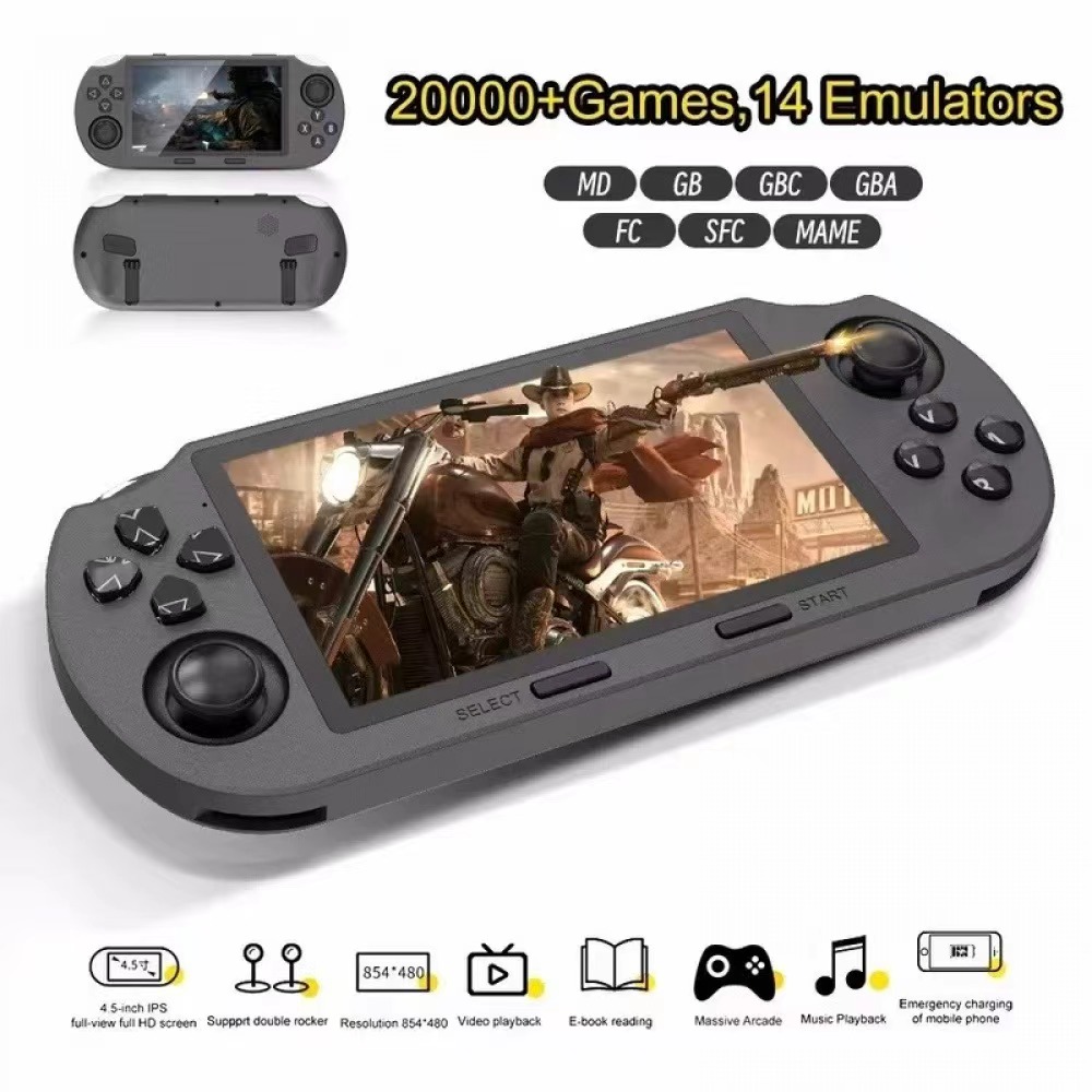 Q21 Gaming Console - เครื่องเล่นเกมพกพา SF3000 Retro หน้าจอ 4.3 นิ้ว