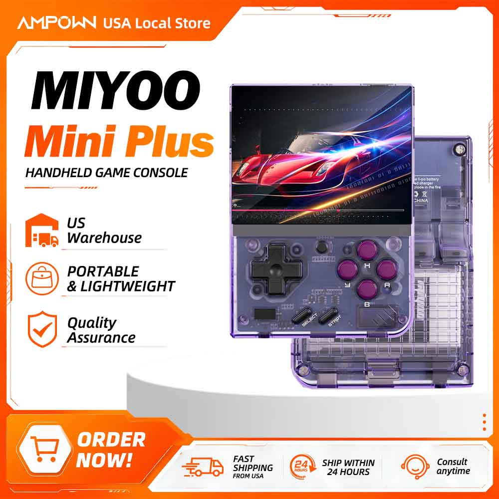 Gaming Console Type - เครื่องเล่นเกมพกพา Miyoo Mini+ หน้าจอ OCA IPS