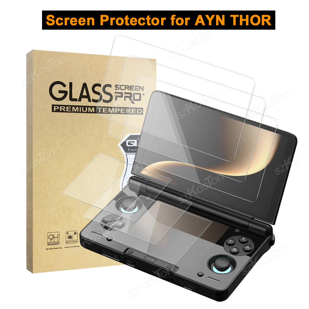 Gaming Console Latest - ชุดฟิล์มป้องกันสำหรับ AYN THOR คอนโซลเกมจอคู่ ป้องกันรอยขีดข่วน HD