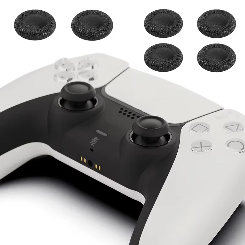 Gaming Console Tv Stick - 2-6 ชิ้น ฝาครอบจอยสติ๊กกันลื่นสำหรับคอนโทรลเลอร์ PS5/PS4 ซิลิโคนนุ่ม ปลอกจอยสติ๊ก