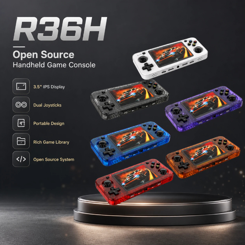 เครื่องเล่นเกมพกพา R36h หน้าจอ - Gaming Console Years บทวิจารณ์และราคา
