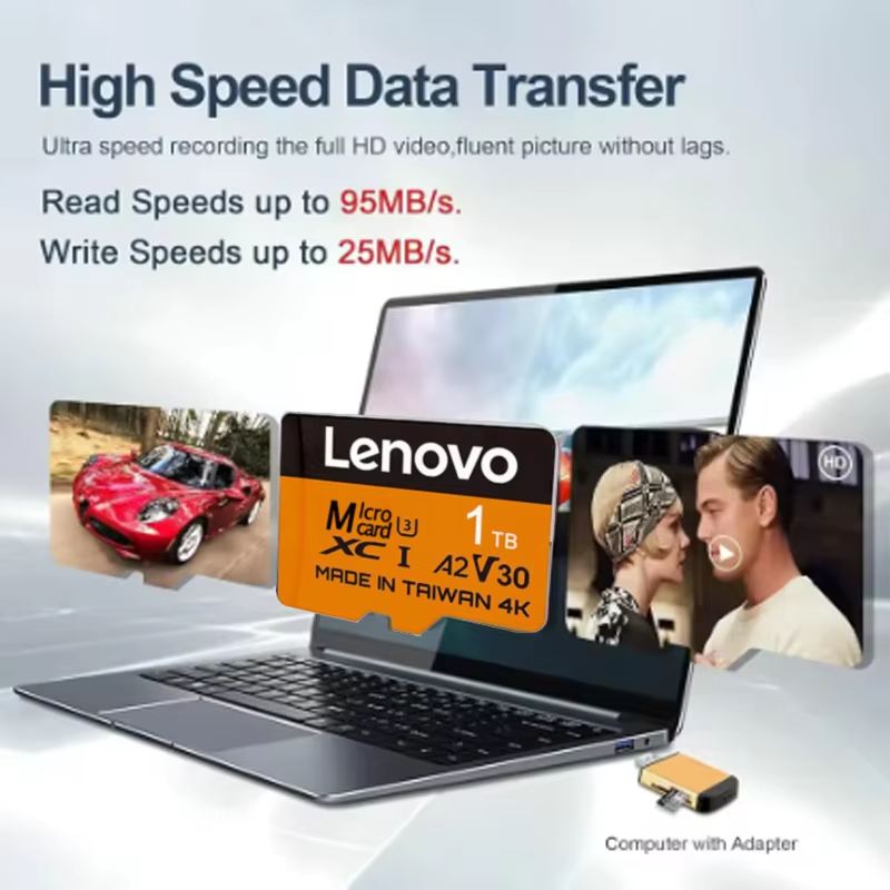 การ์ดหน่วยความจำ Lenovo Secure - Gaming Console Lenovo บทวิจารณ์และราคา