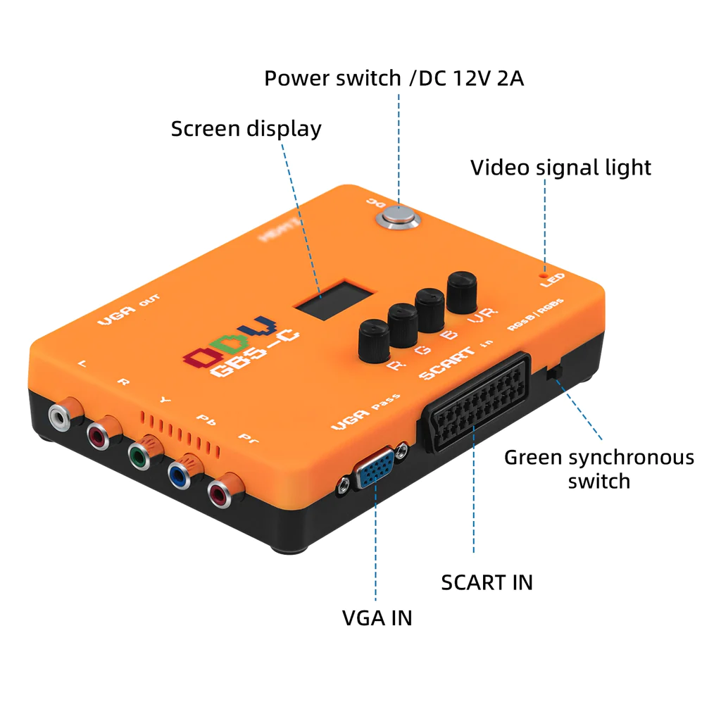 ตัวแปลงสแกน ODV-GBS-C vga/scar - Gaming Console Years บทวิจารณ์และราคา