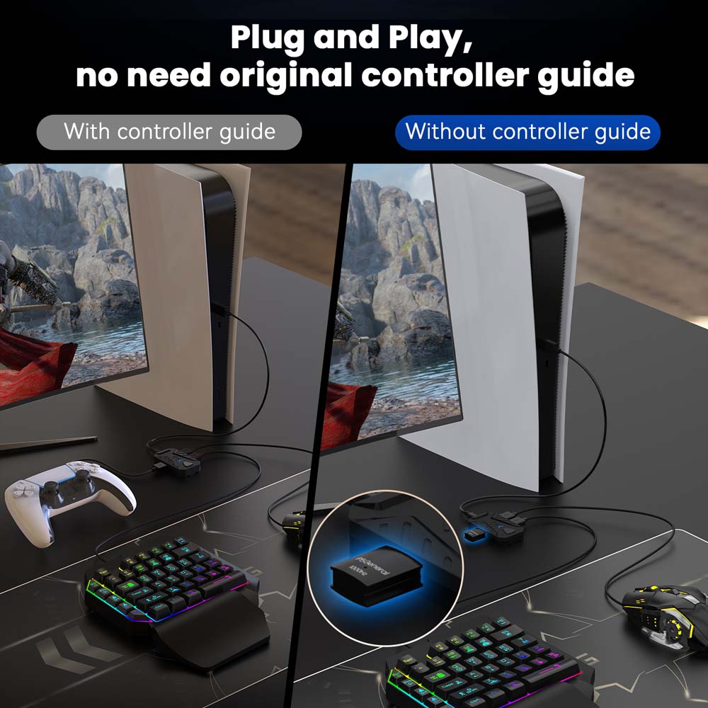 สำหรับ PS5 ชุดคีย์บอร์ดเกมมิ่ง - Gaming Console Controller บทวิจารณ์และราคา