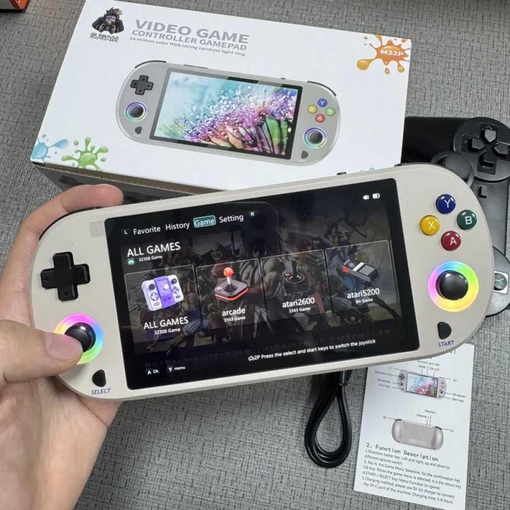 เครื่องเล่นเกมพกพา M22 Pro Ret - Q21 Gaming Console บทวิจารณ์และราคา