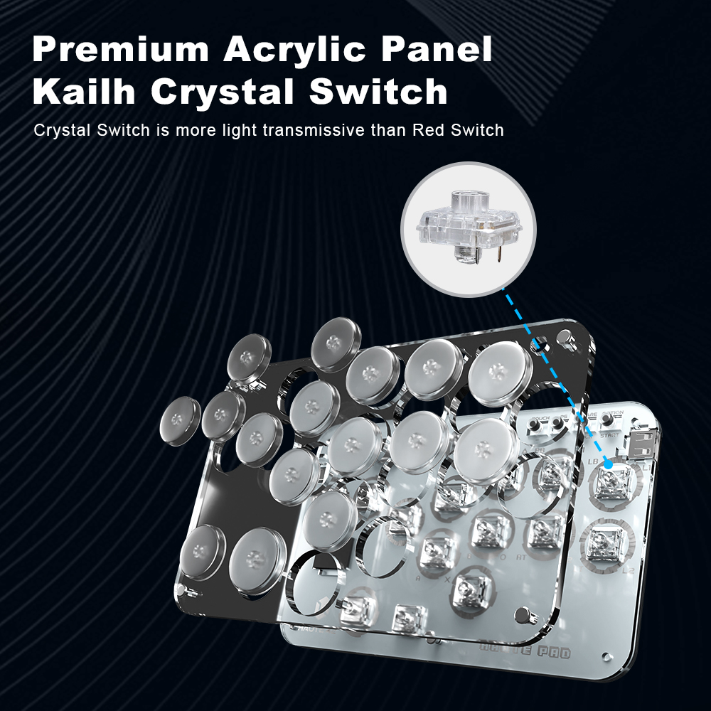 จอยสติ๊ก Haute42 Arcade Hitbox - Gaming Console Tv Stick บทวิจารณ์และราคา