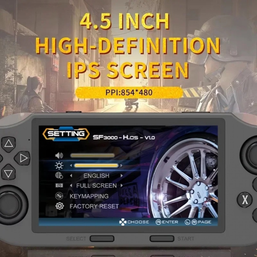 เครื่องเล่นเกมพกพา SF3000 Retr - Q21 Gaming Console บทวิจารณ์และราคา